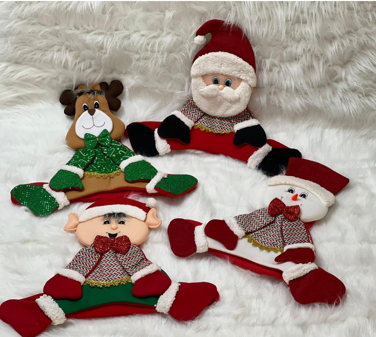 forros de juego de comedor navideño