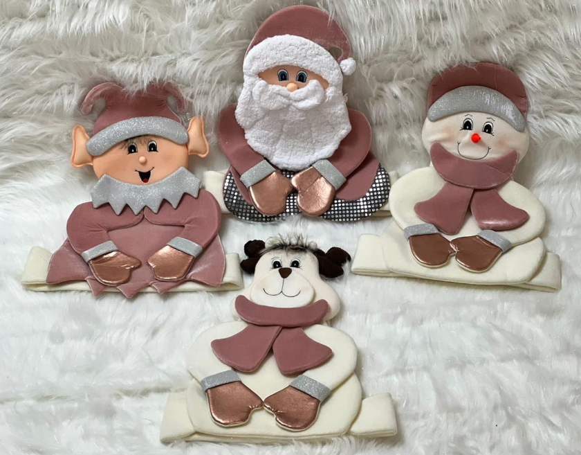 forros de juego de comedor navideño
